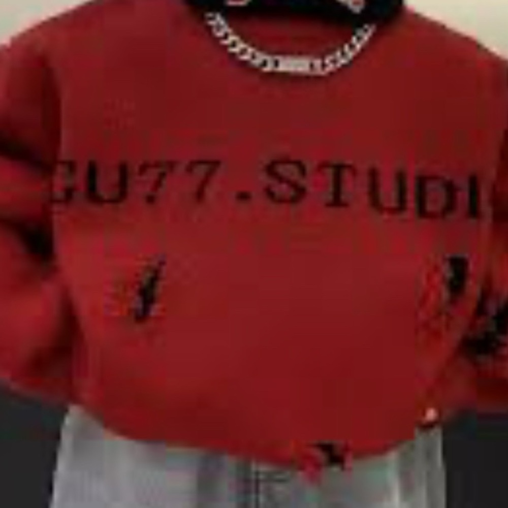 stylish and warm soft Red Sweater 7